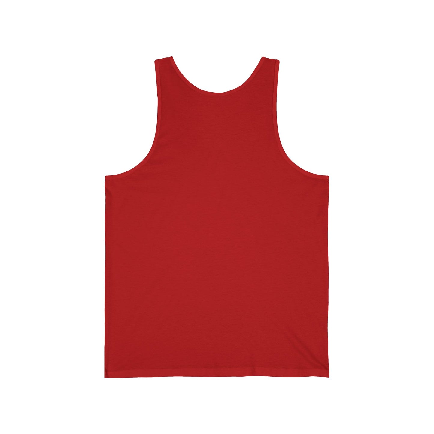 412 Unisex Jersey Tank - Stars & Stripes Heart, Black Logo