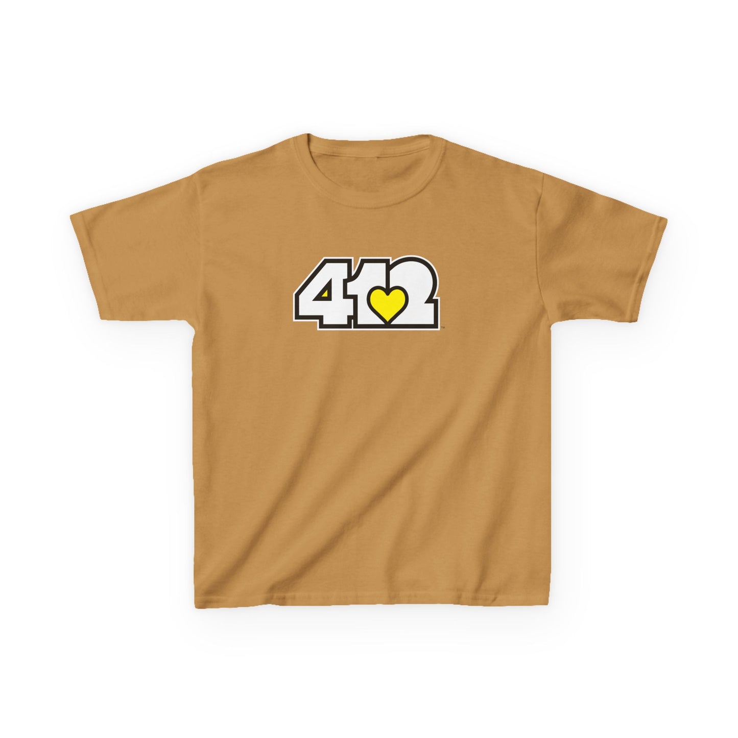 Yellow Heart Kids Cotton Tee