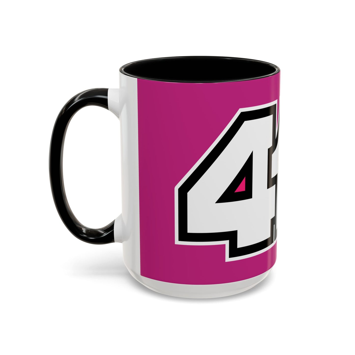 412 Collectible Mug - Pink Heart, White Logo