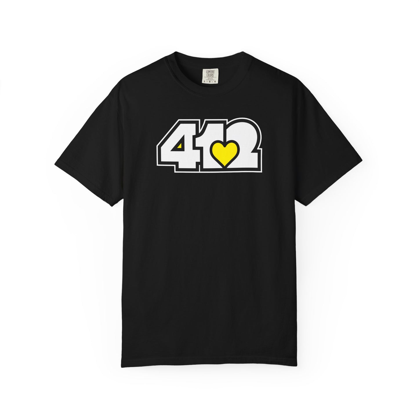 Yellow Heart Adult T-Shirt