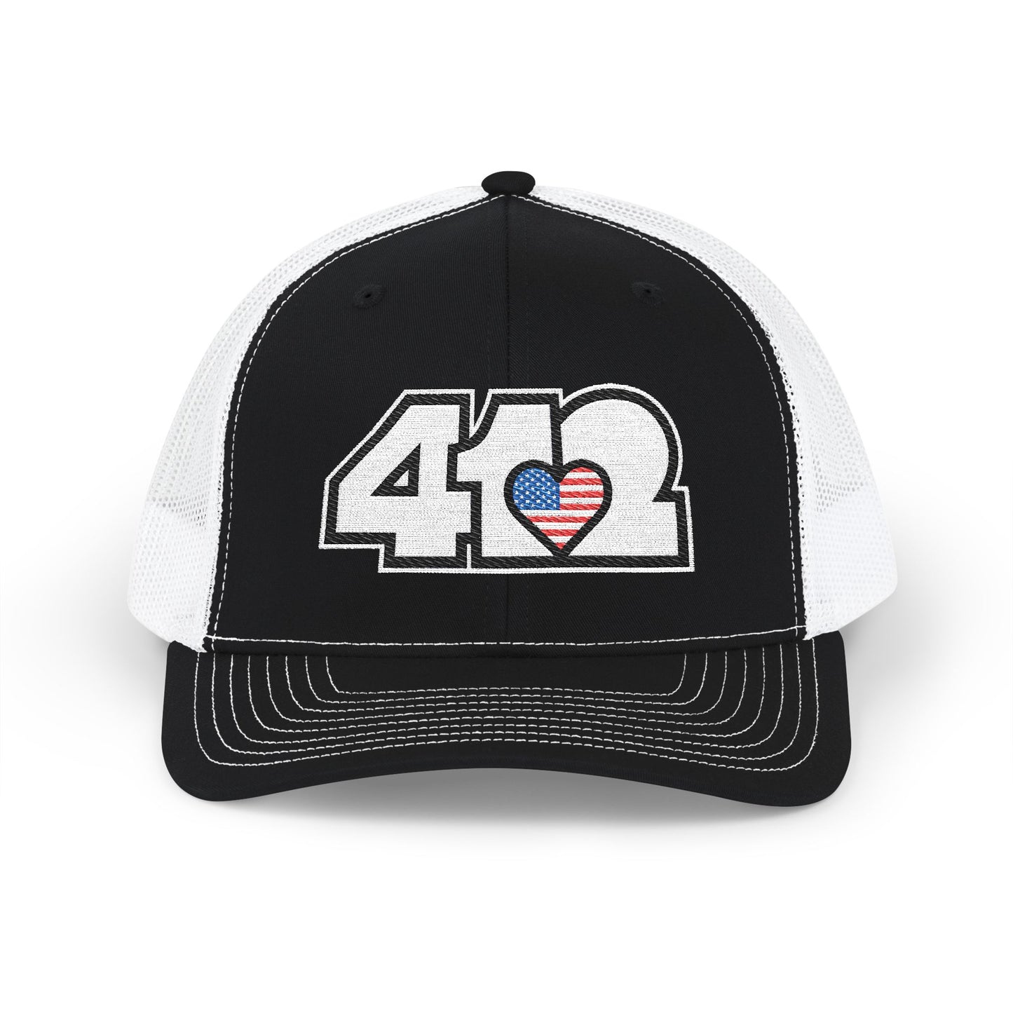 Stars & Stripes Embroidered Snapback Cap
