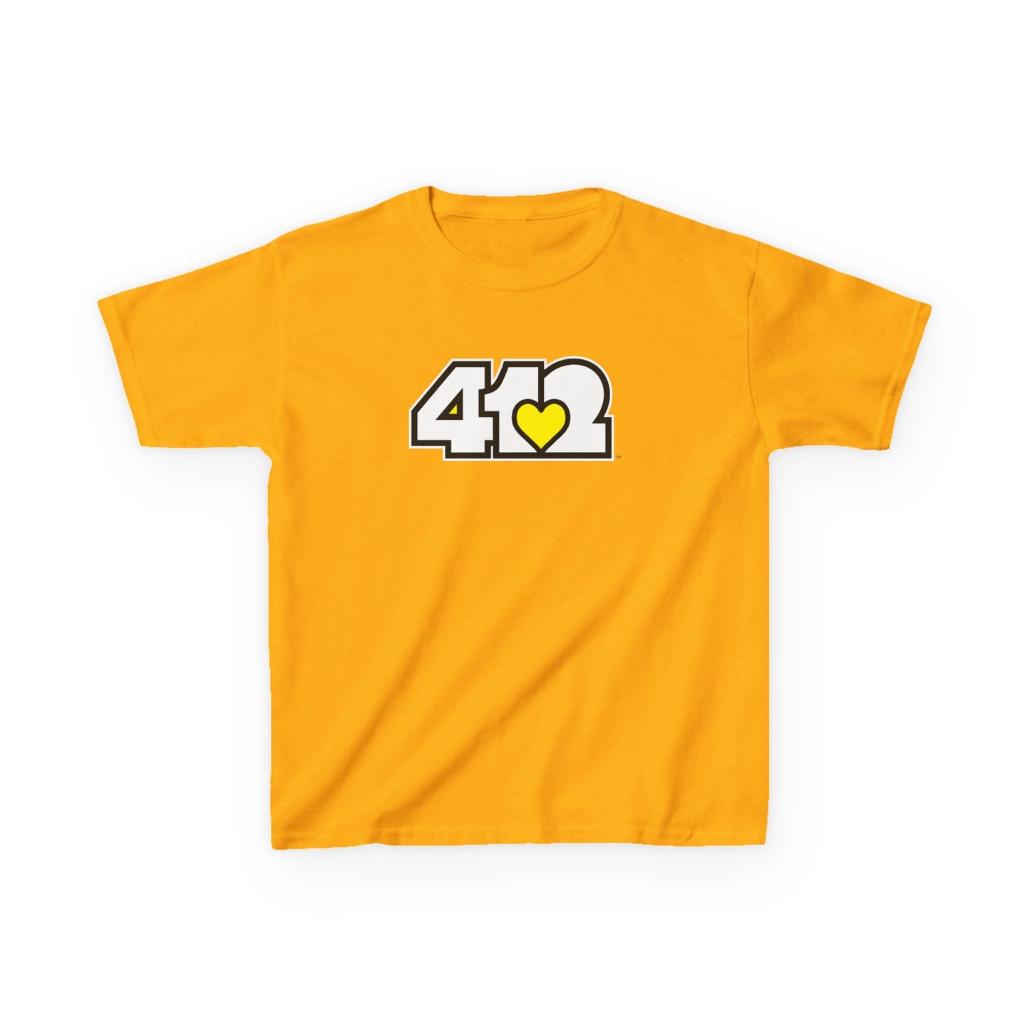 Yellow Heart Kids Cotton Tee