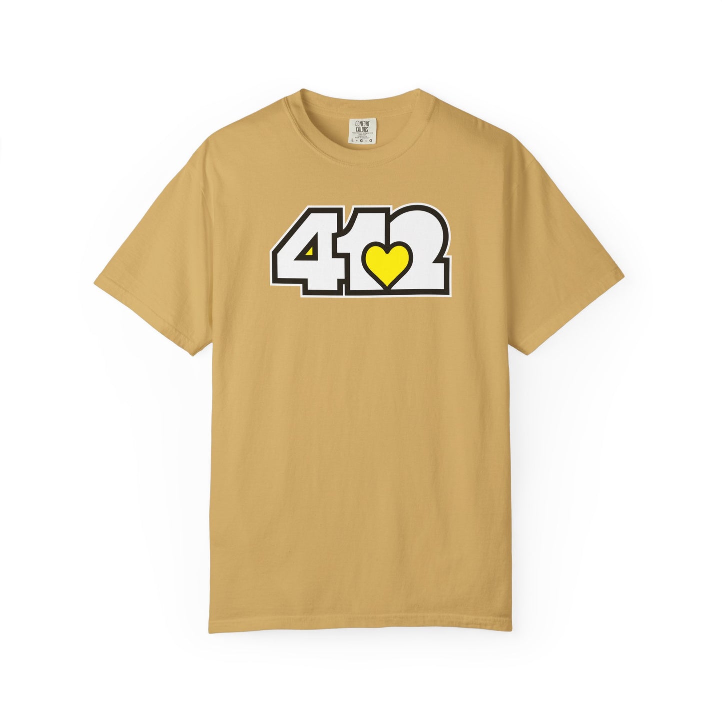 Yellow Heart Adult T-Shirt