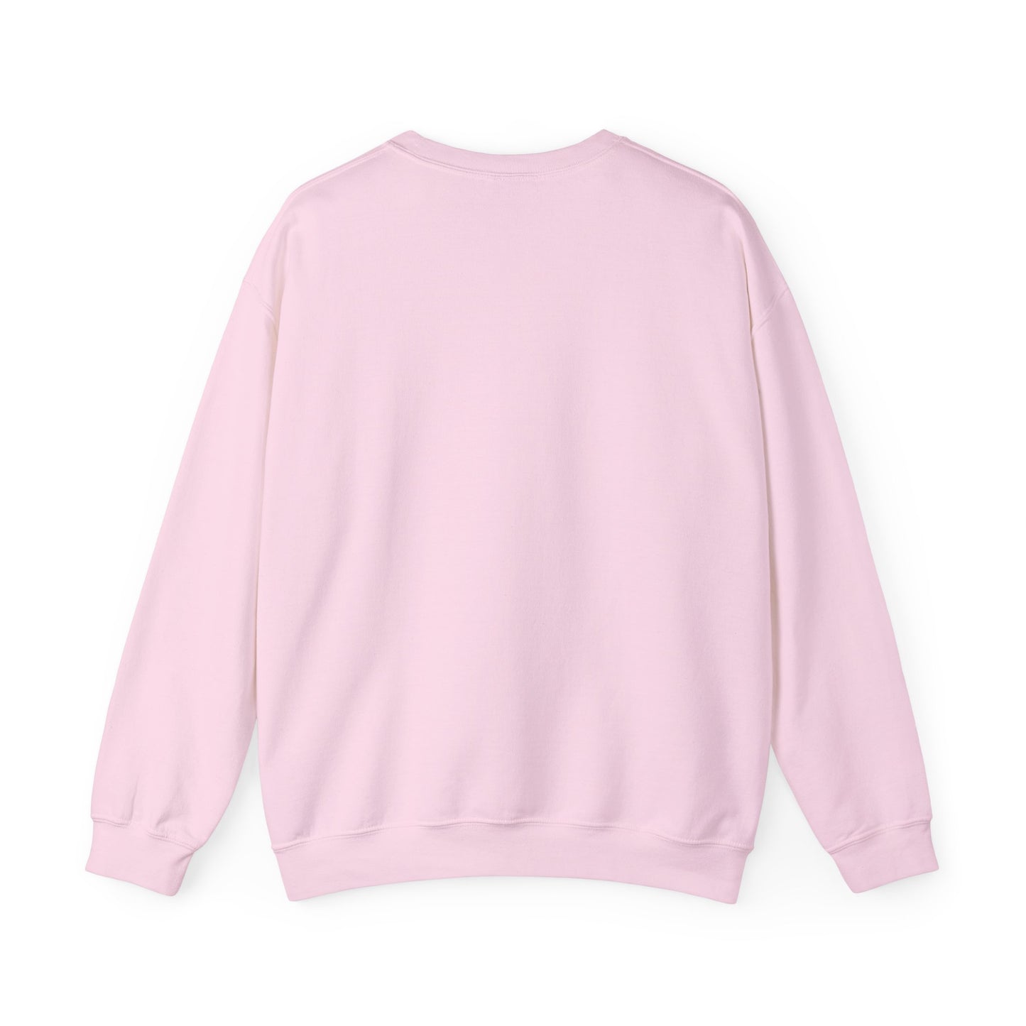 412 Crew Neck Sweatshirt - Pink Heart, White Logo