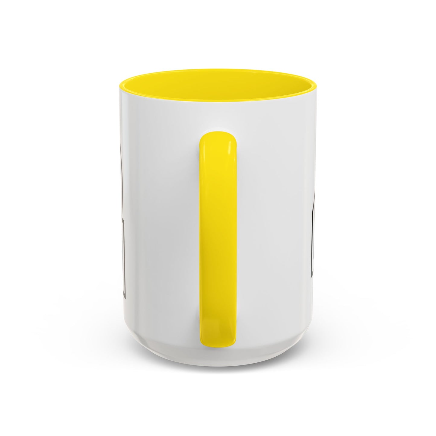 412 Collectible Mug - Yellow Heart, Black Logo