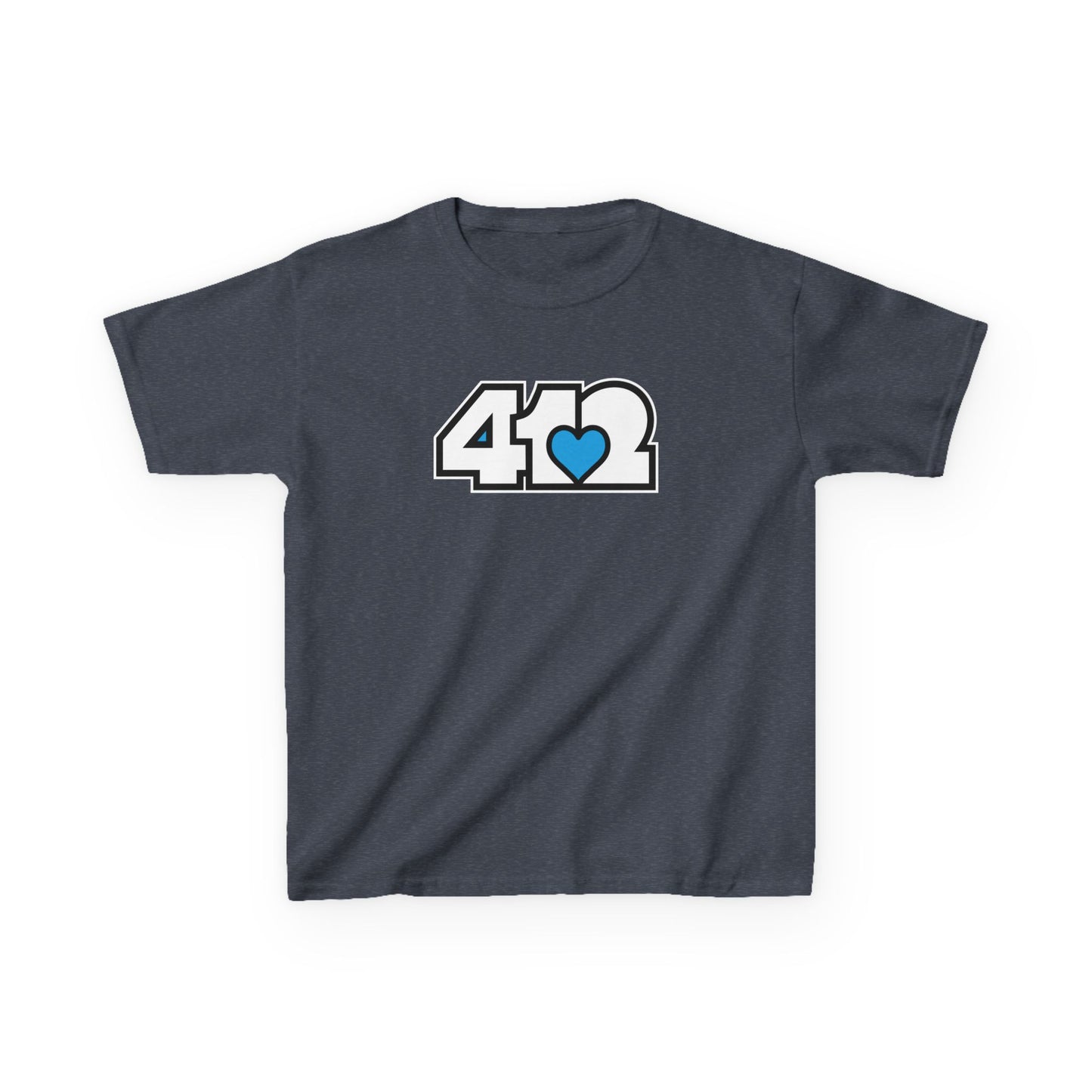 Blue Heart Kids Cotton Tee