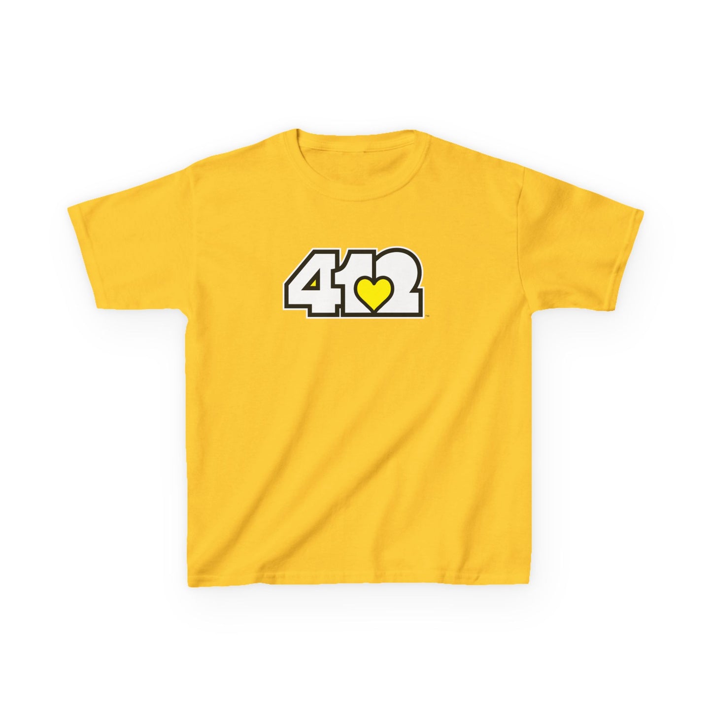 Yellow Heart Kids Cotton Tee