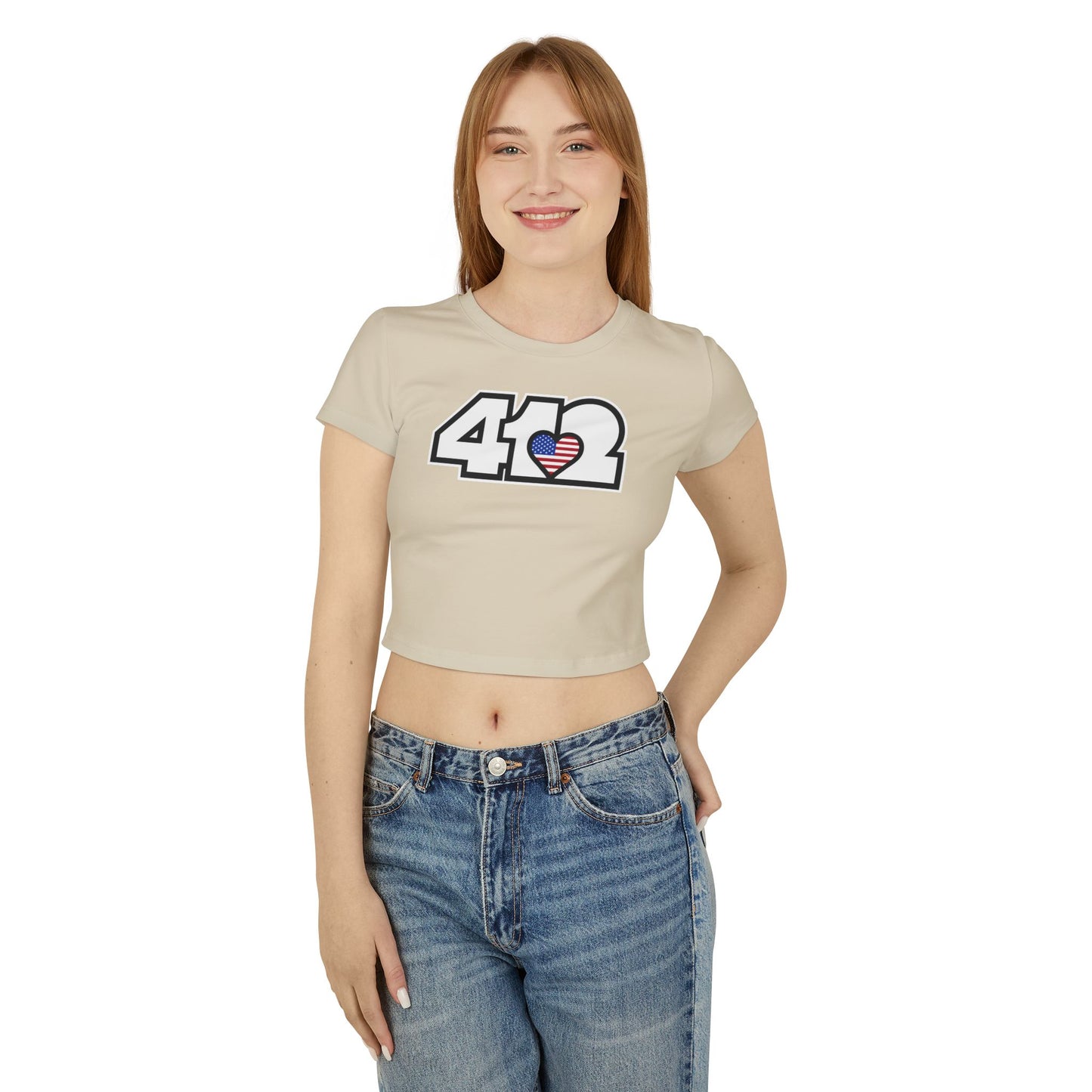 Stars & Stripes Adult Women's Crop Top