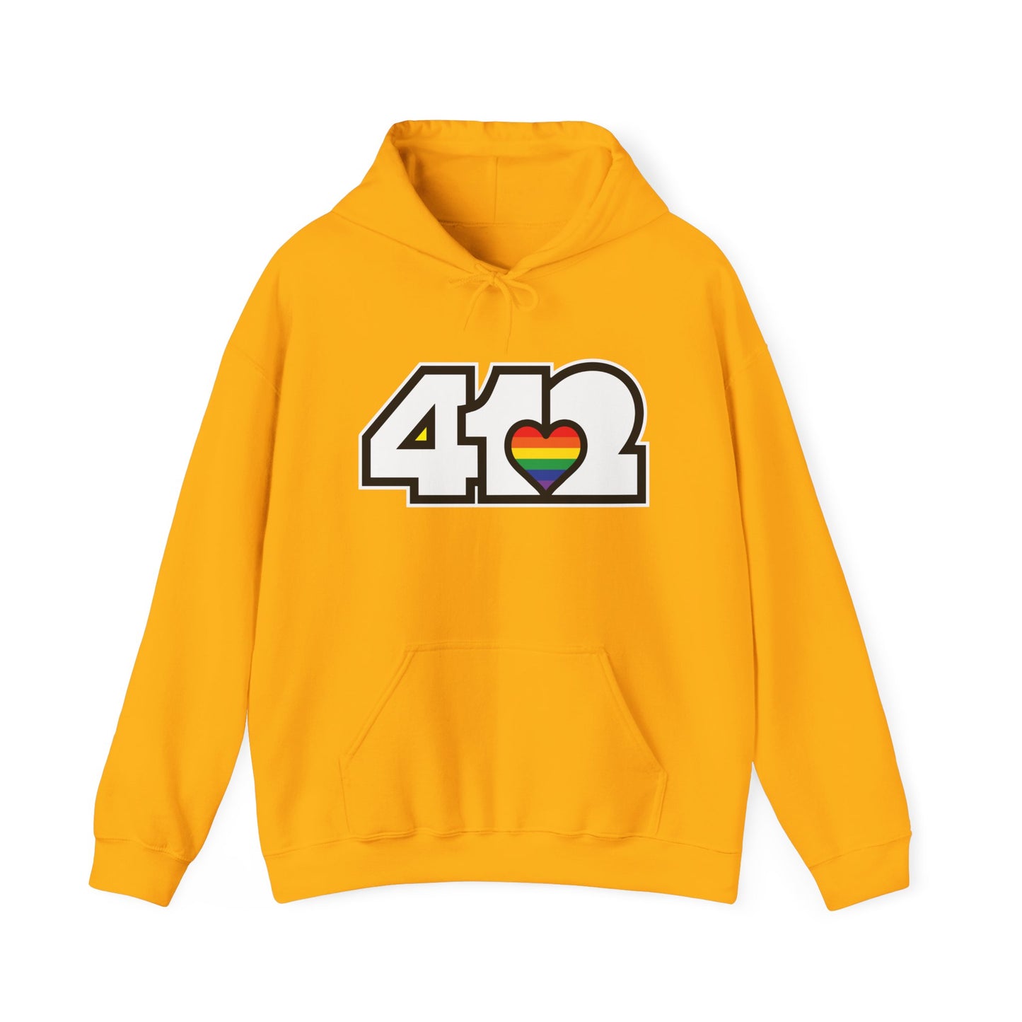 Rainbow Heart Adult Hoodie