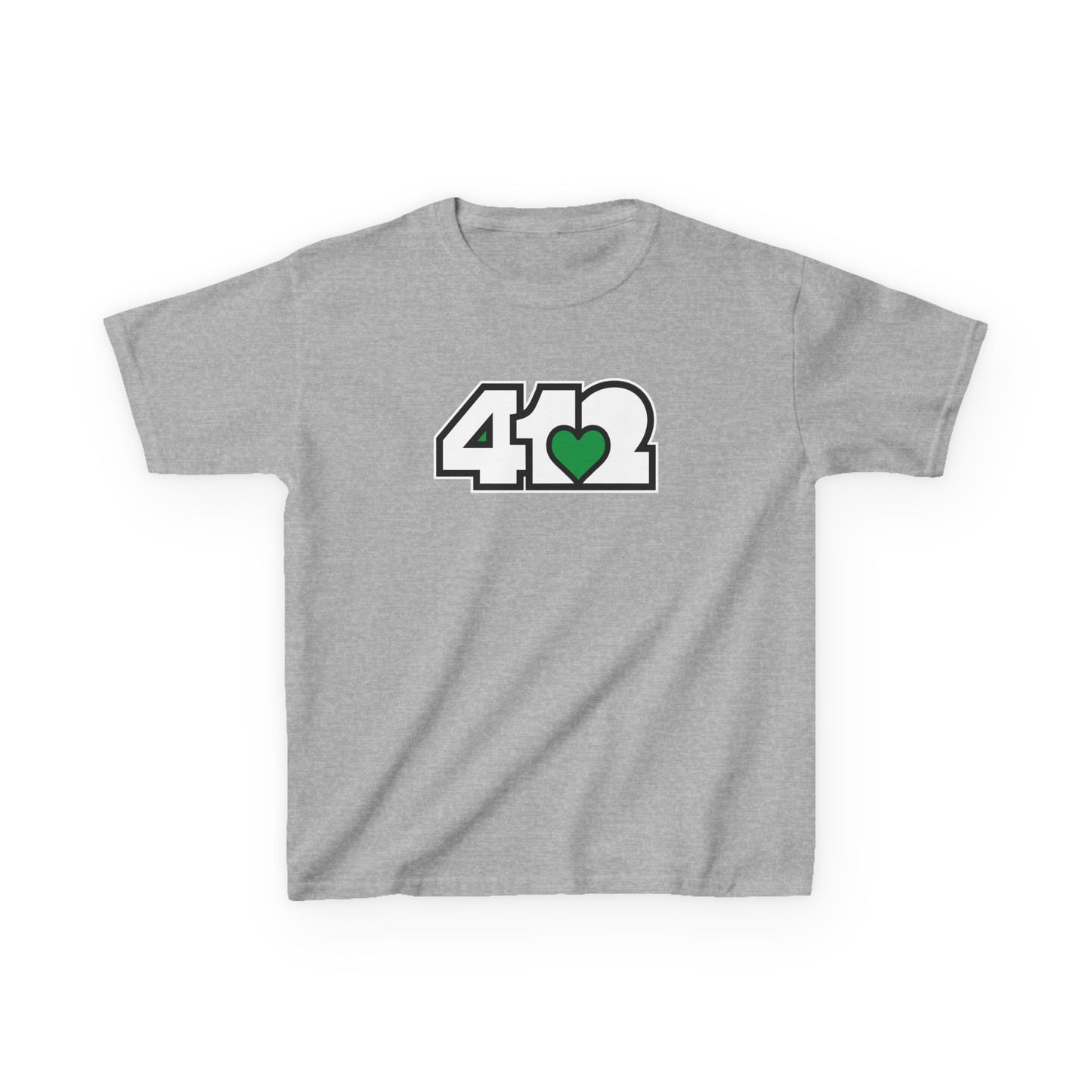 Green Heart Kids Cotton Tee
