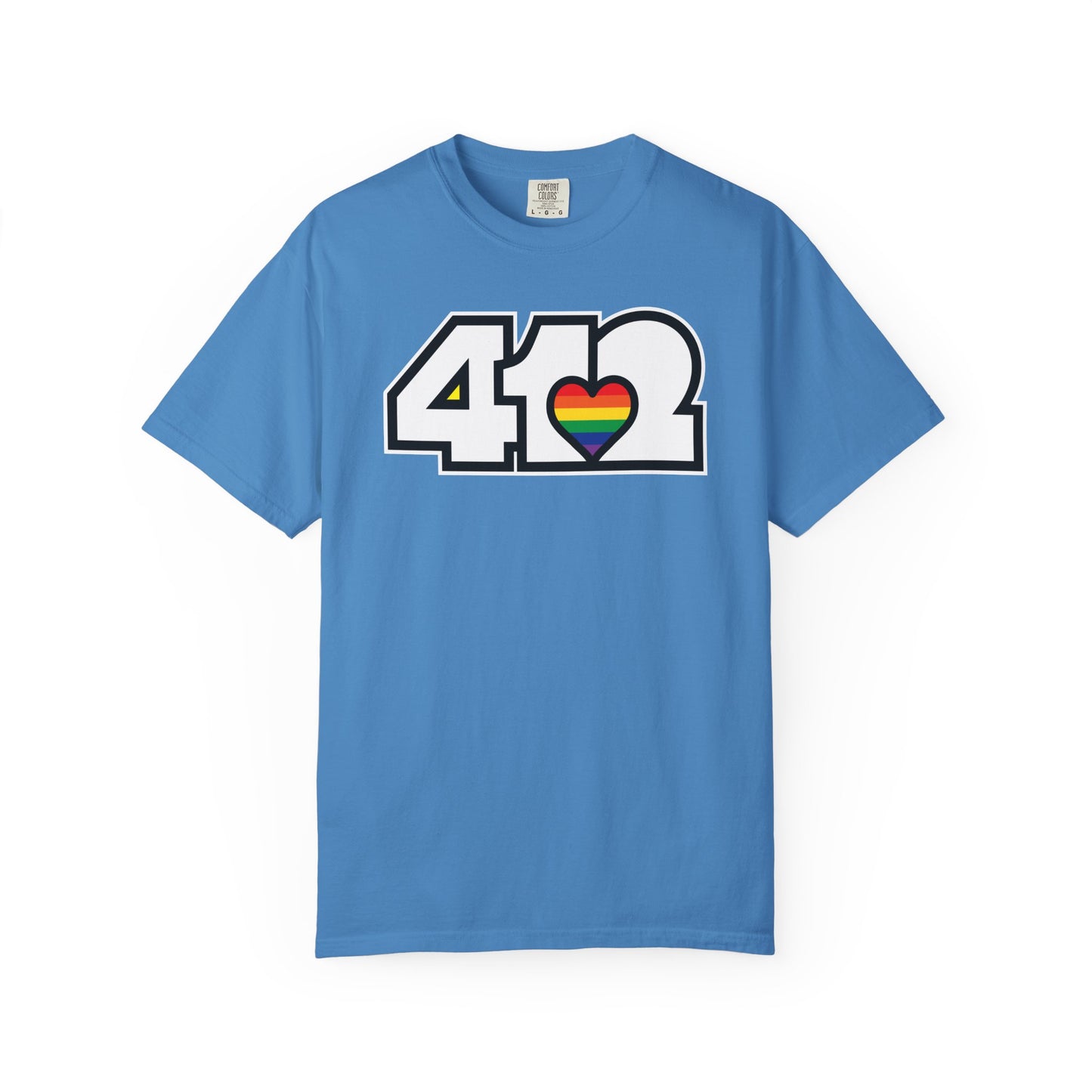 Rainbow Heart Adult T-Shirt