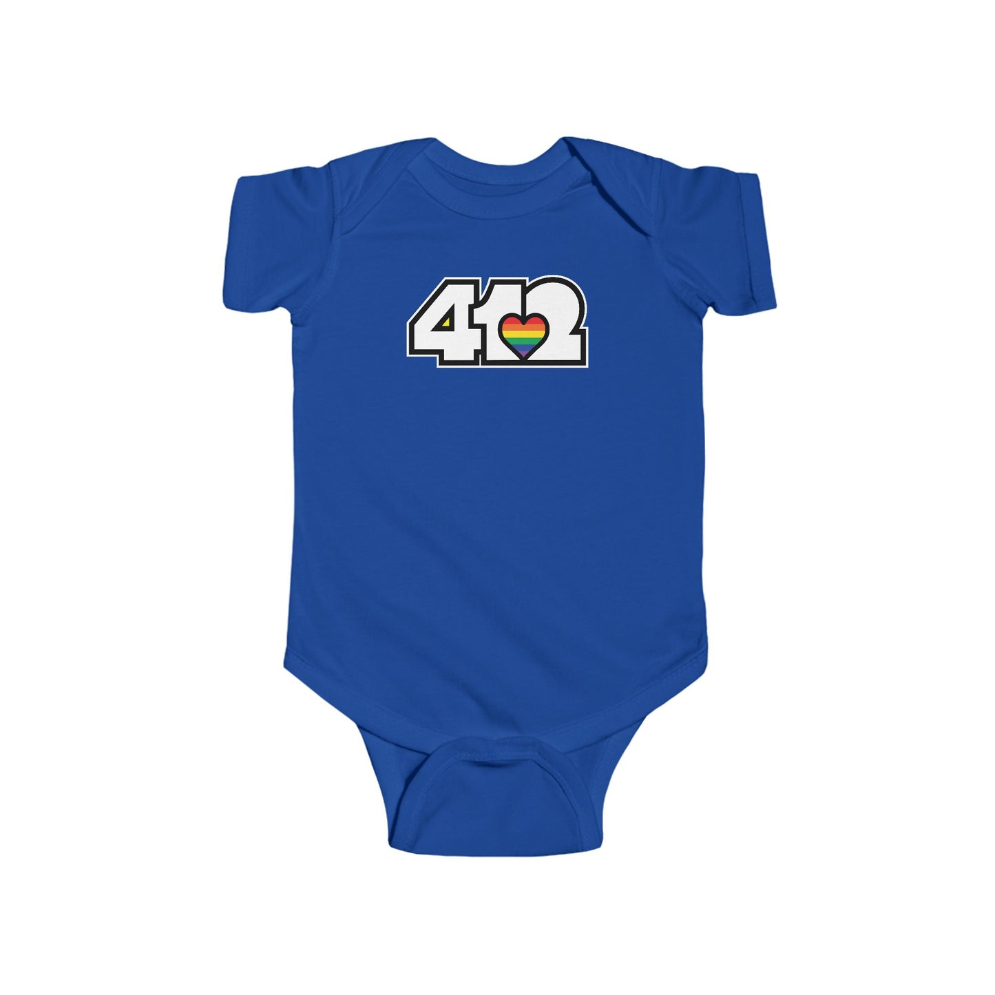Rainbow Heart Infant Bodysuit