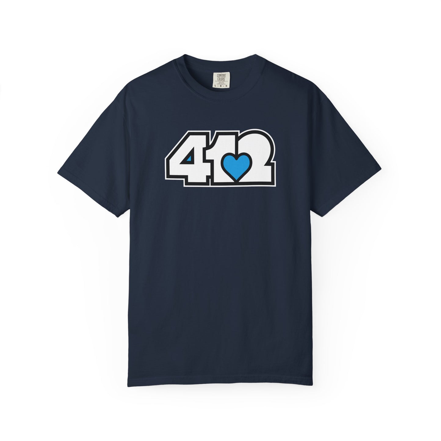 Blue Heart Adult T-Shirt