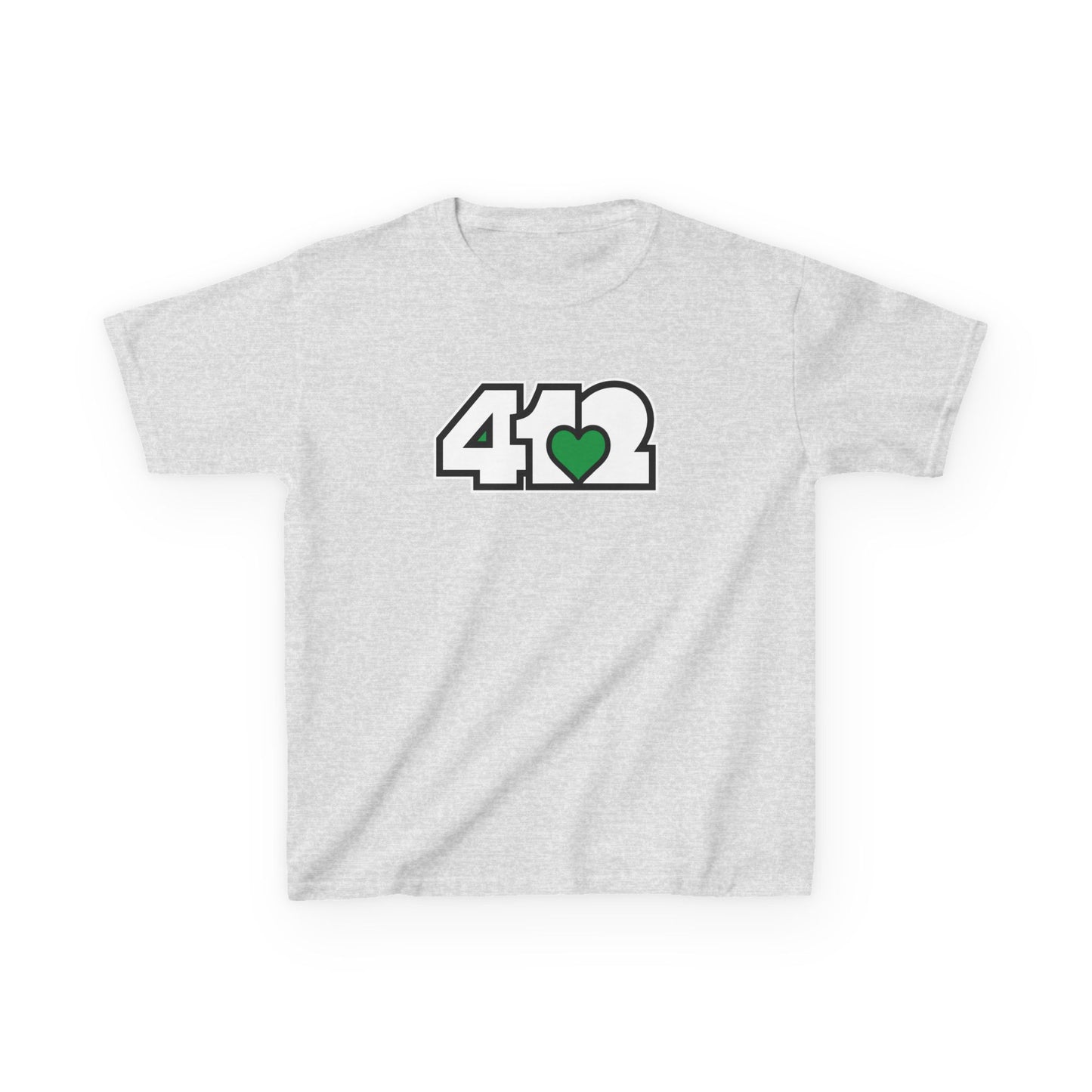Green Heart Kids Cotton Tee