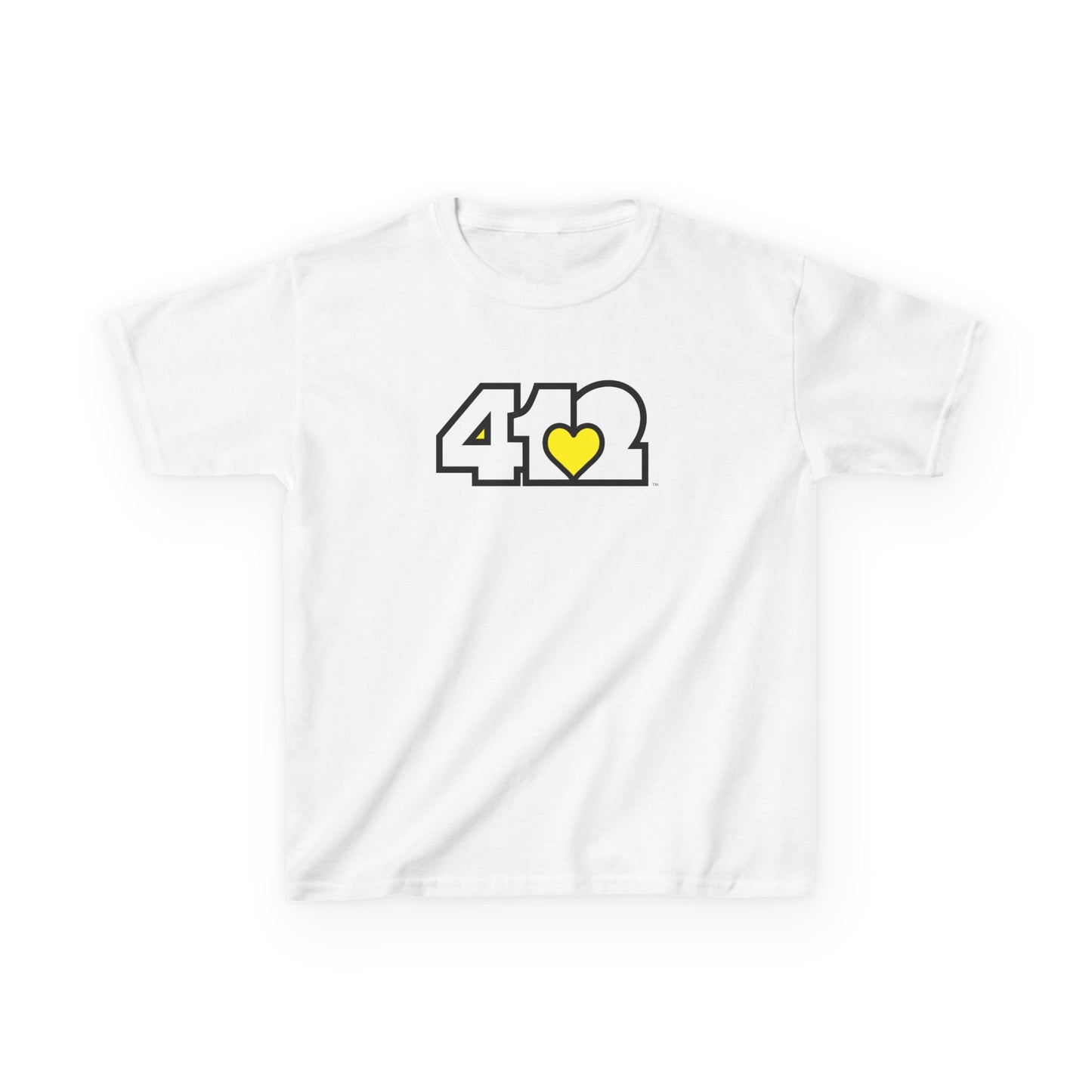 Yellow Heart Kids Cotton Tee