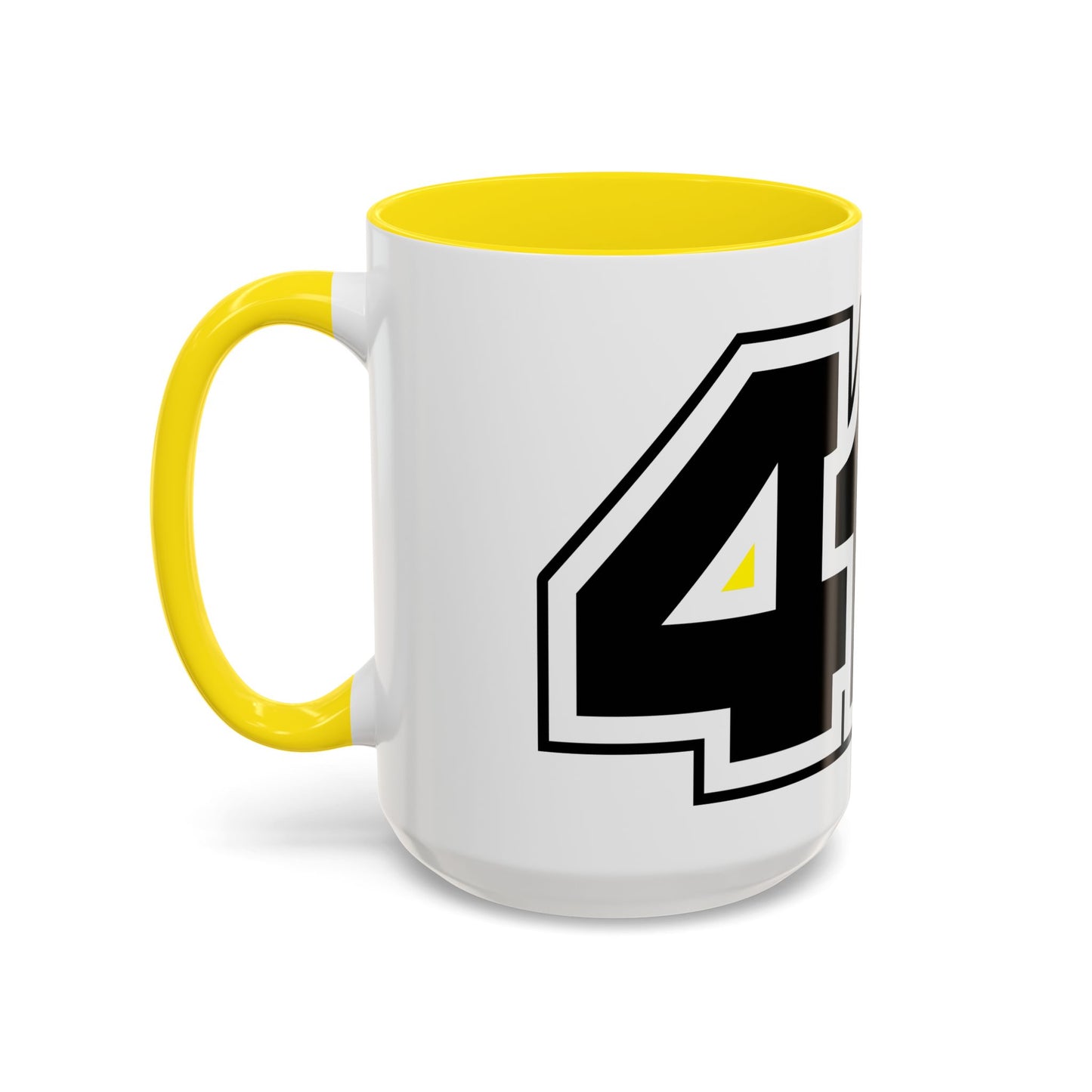 412 Collectible Mug - Yellow Heart, Black Logo