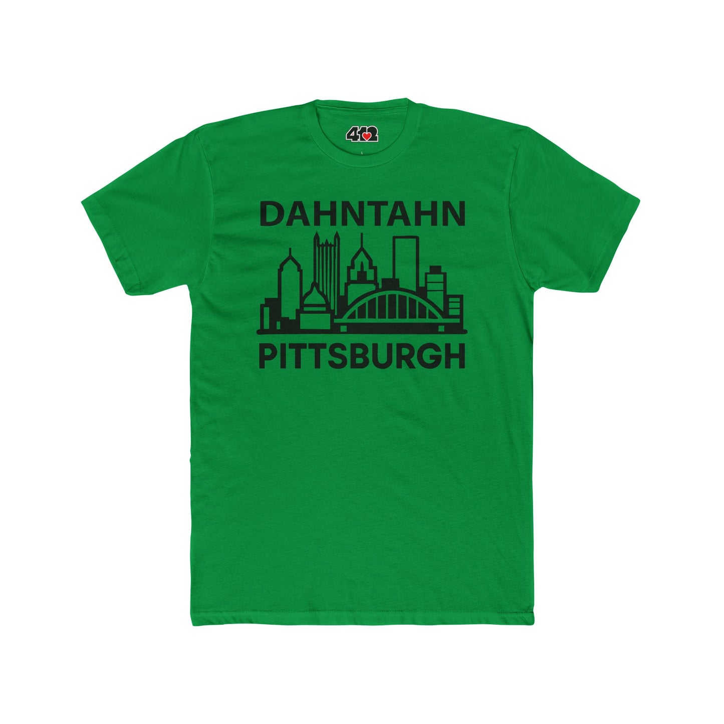 Dahntahn Pittsburgh Adult Tee - Black Logo