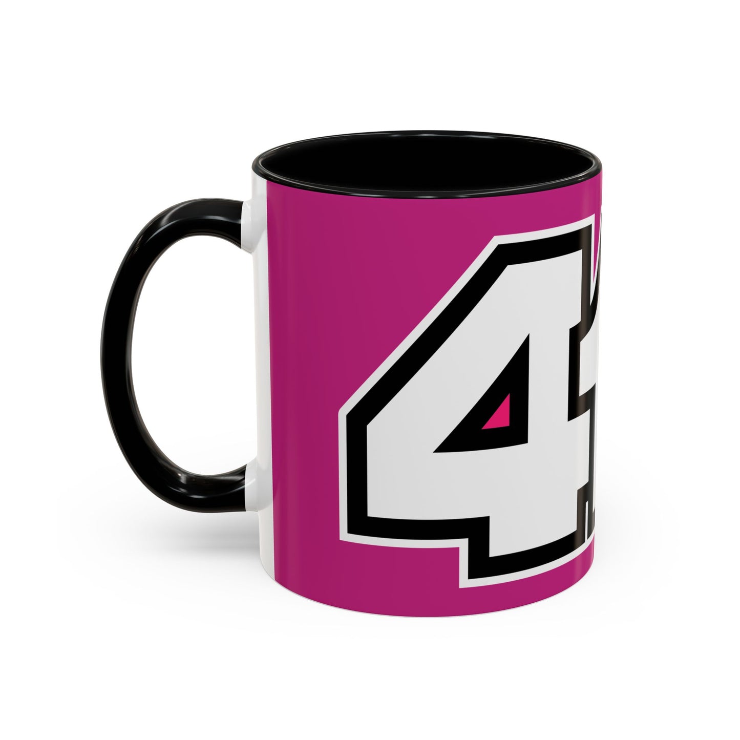 412 Collectible Mug - Pink Heart, White Logo