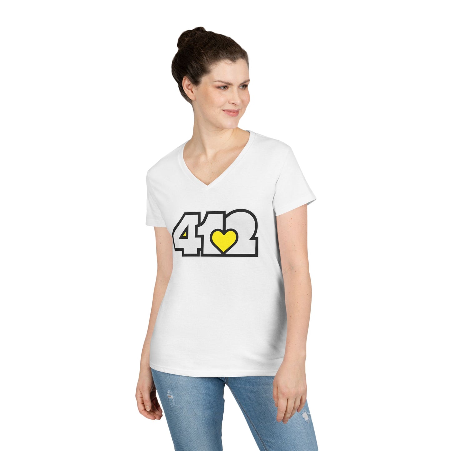 Yellow Heart Women’s V-Neck