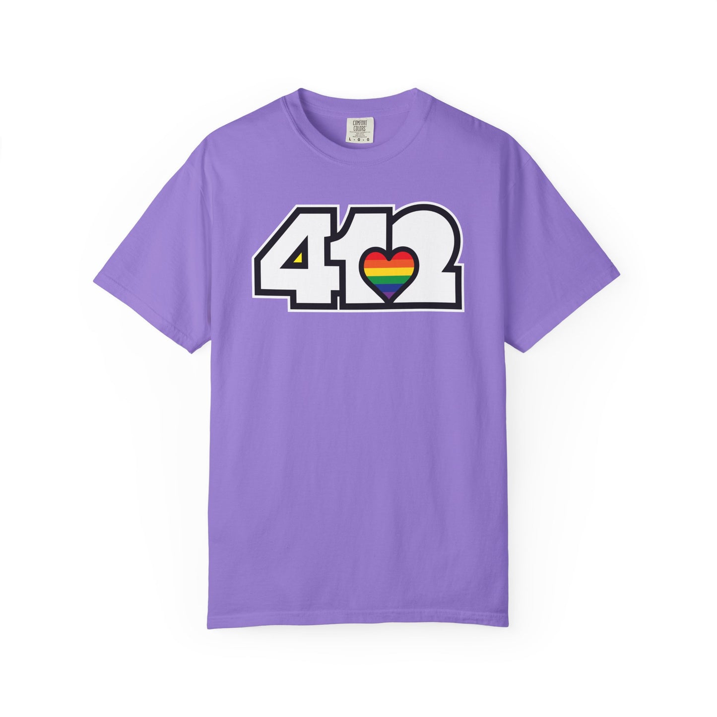 Rainbow Heart Adult T-Shirt