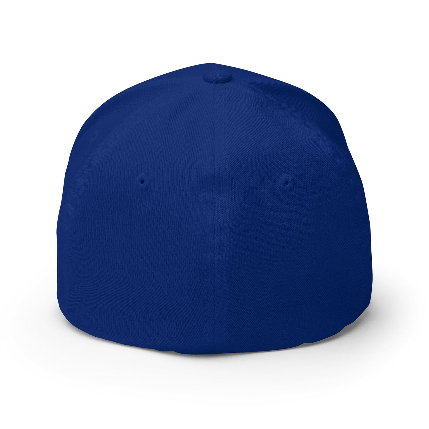 412 Stretch Fit Crown - Embroidered Rainbow Heart, White Logo