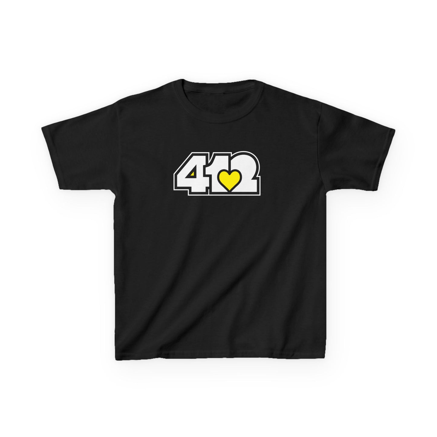 Yellow Heart Kids Cotton Tee