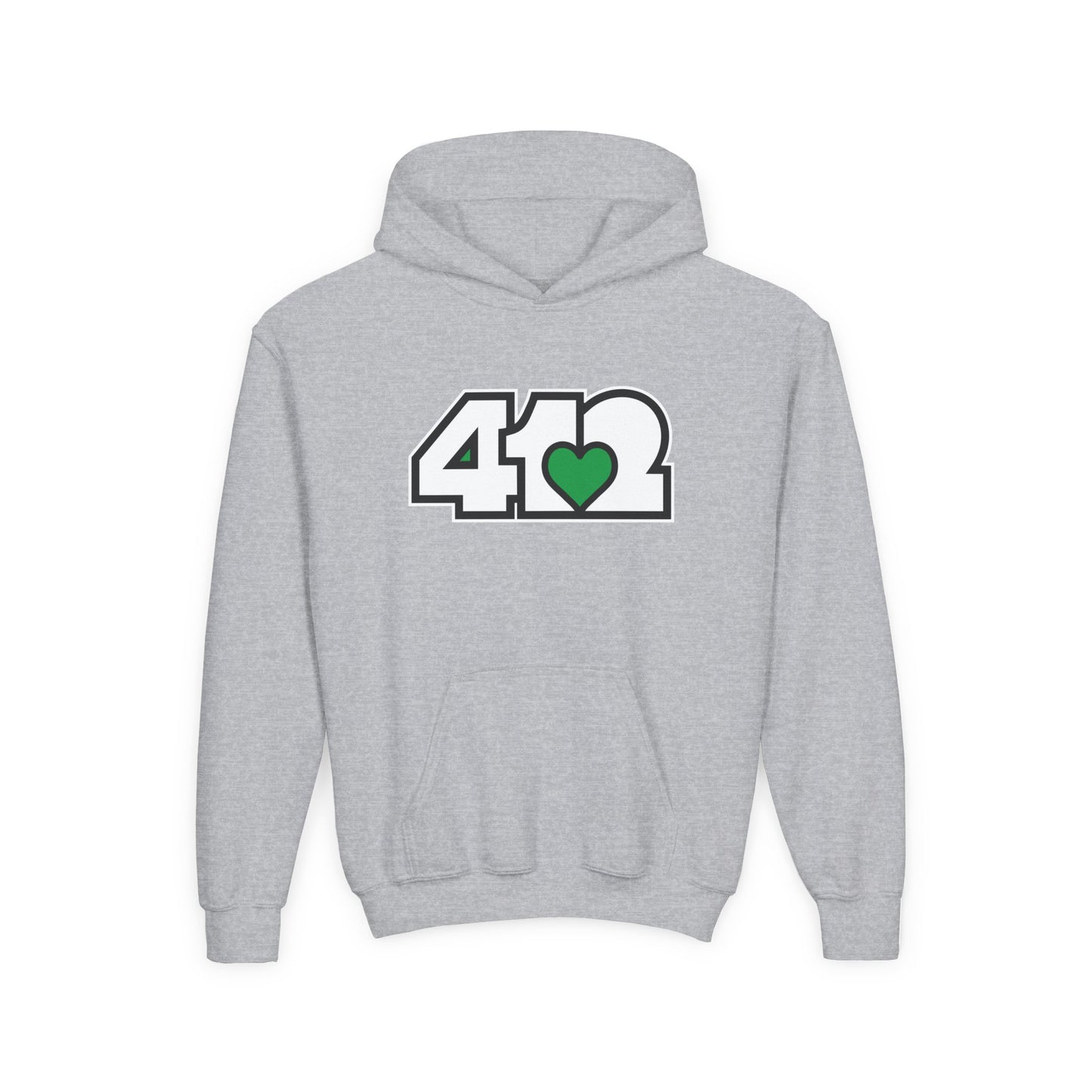 Green Heart Youth Hoodie
