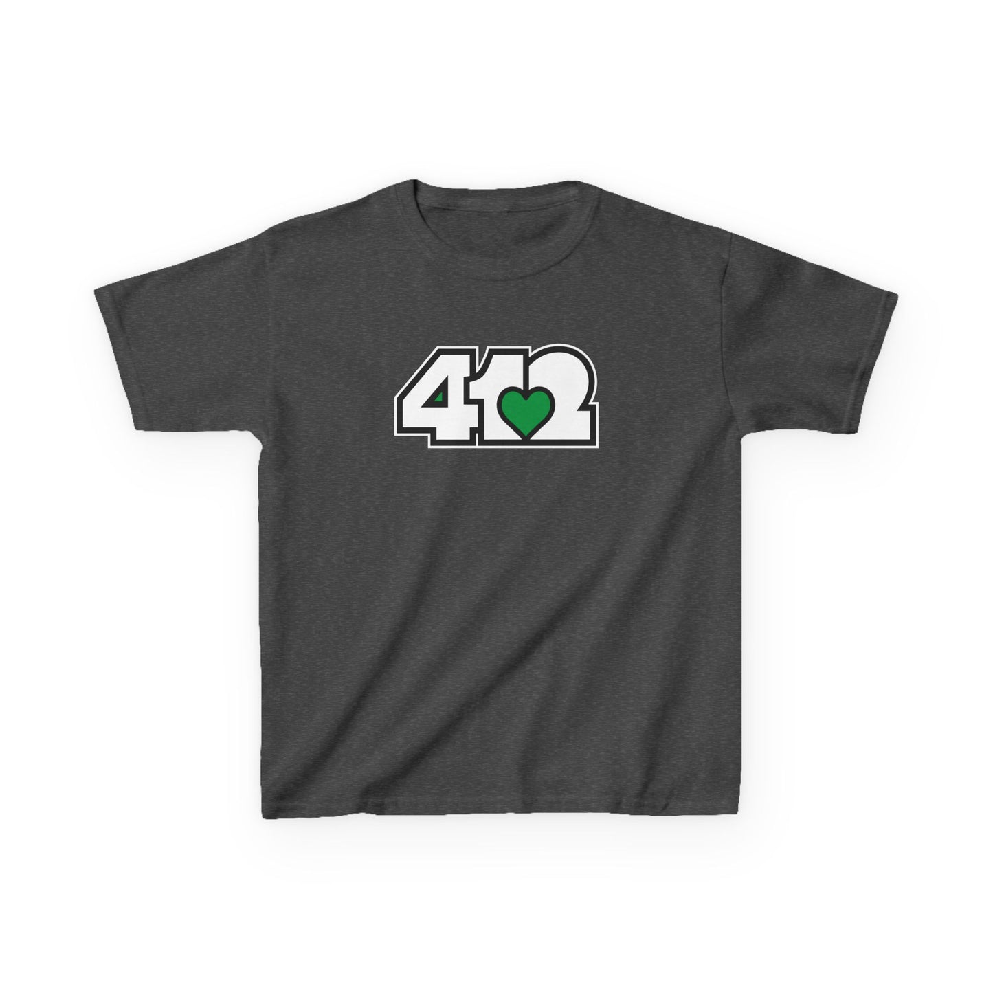 Green Heart Kids Cotton Tee