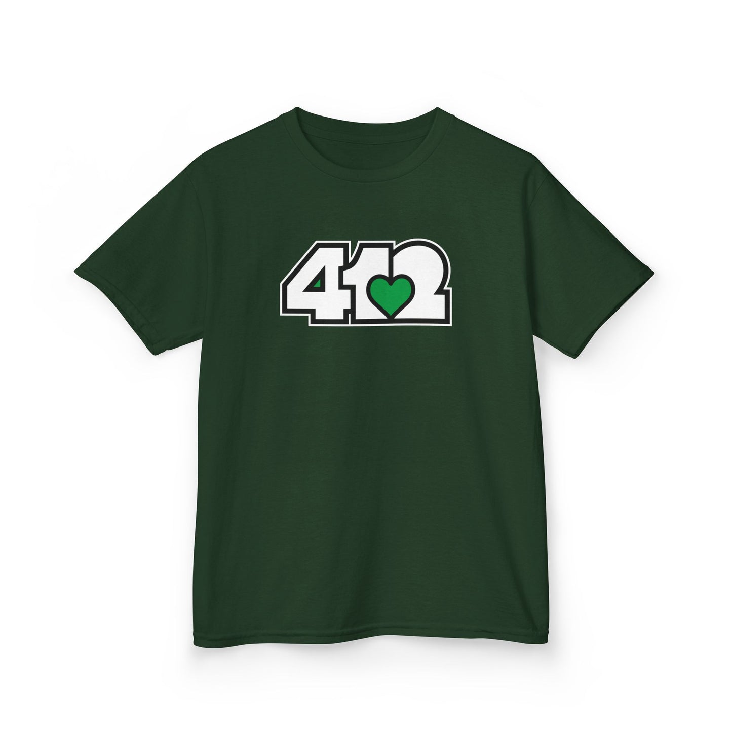 Green Heart Kids Cotton Tee