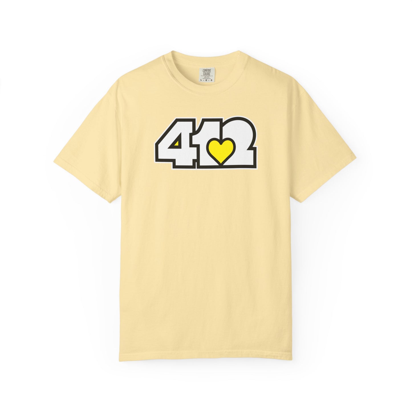 Yellow Heart Adult T-Shirt