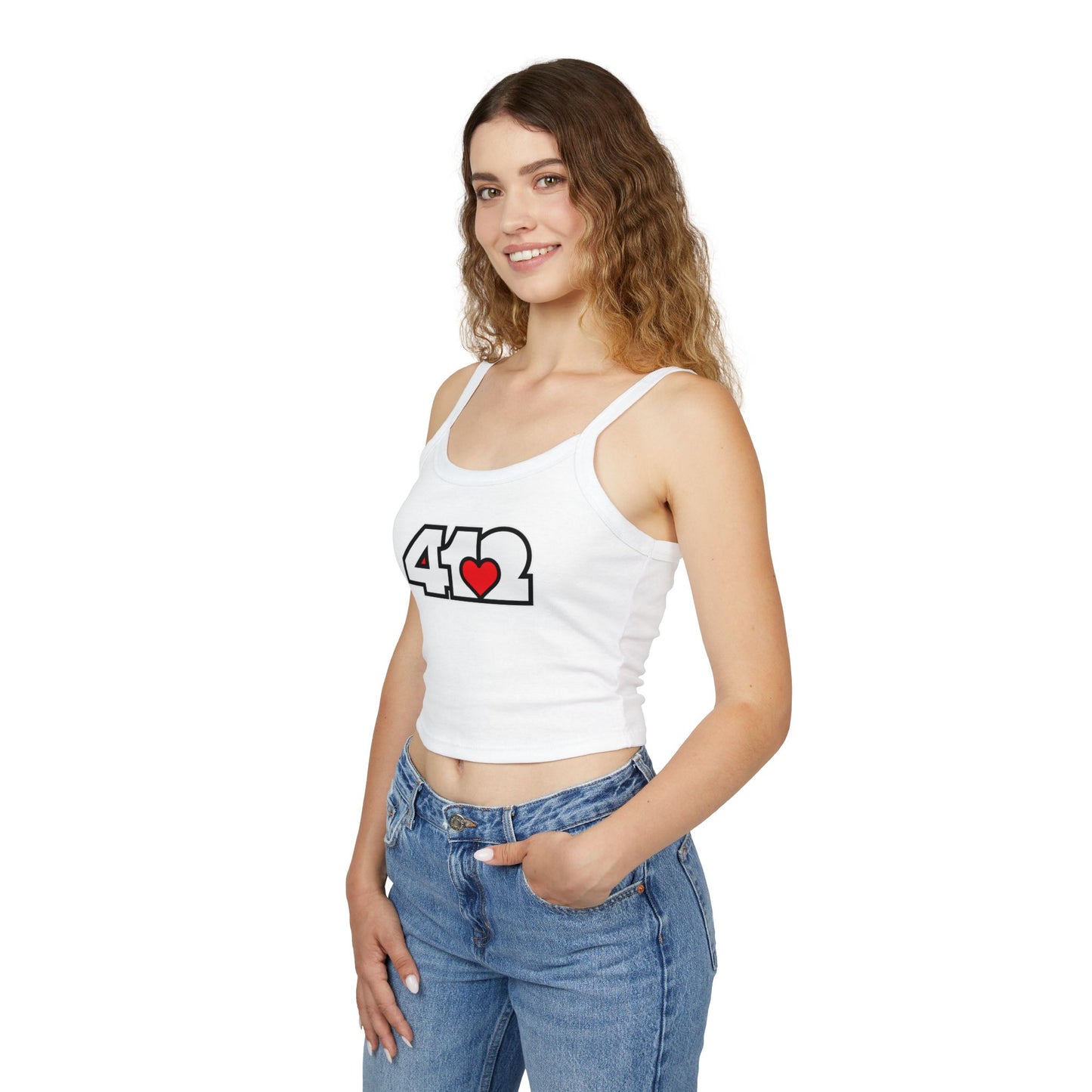 Red Heart Women's Spaghetti Strap Top