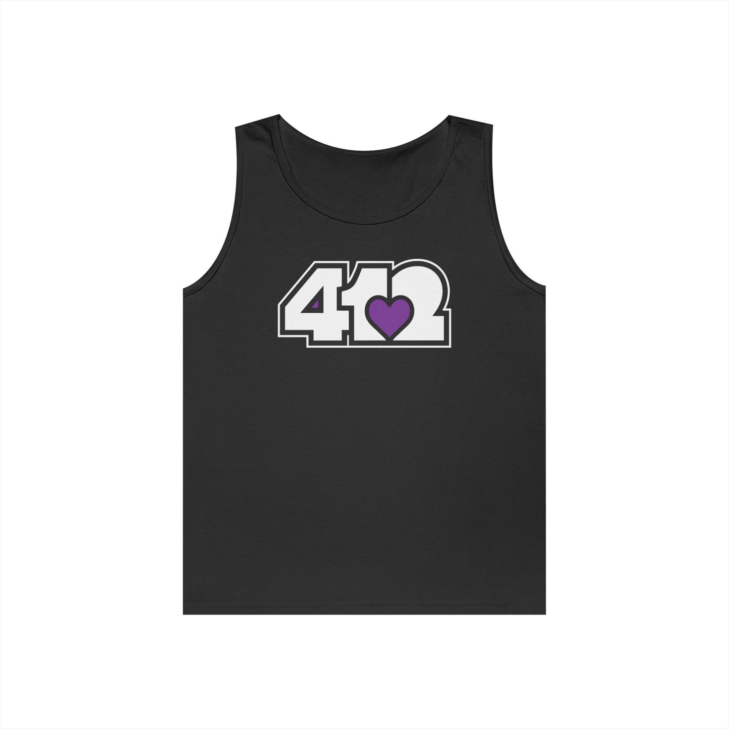 Purple Heart Cotton Tank Top