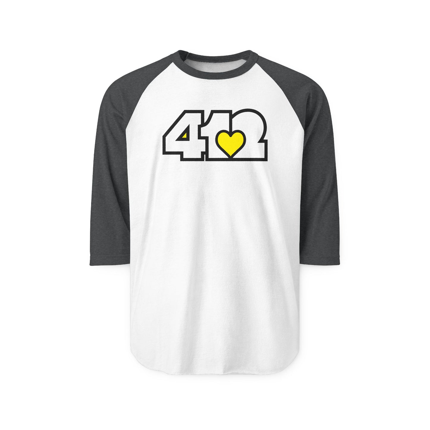 Yellow Heart Three-Quarter Sleeve Shirt