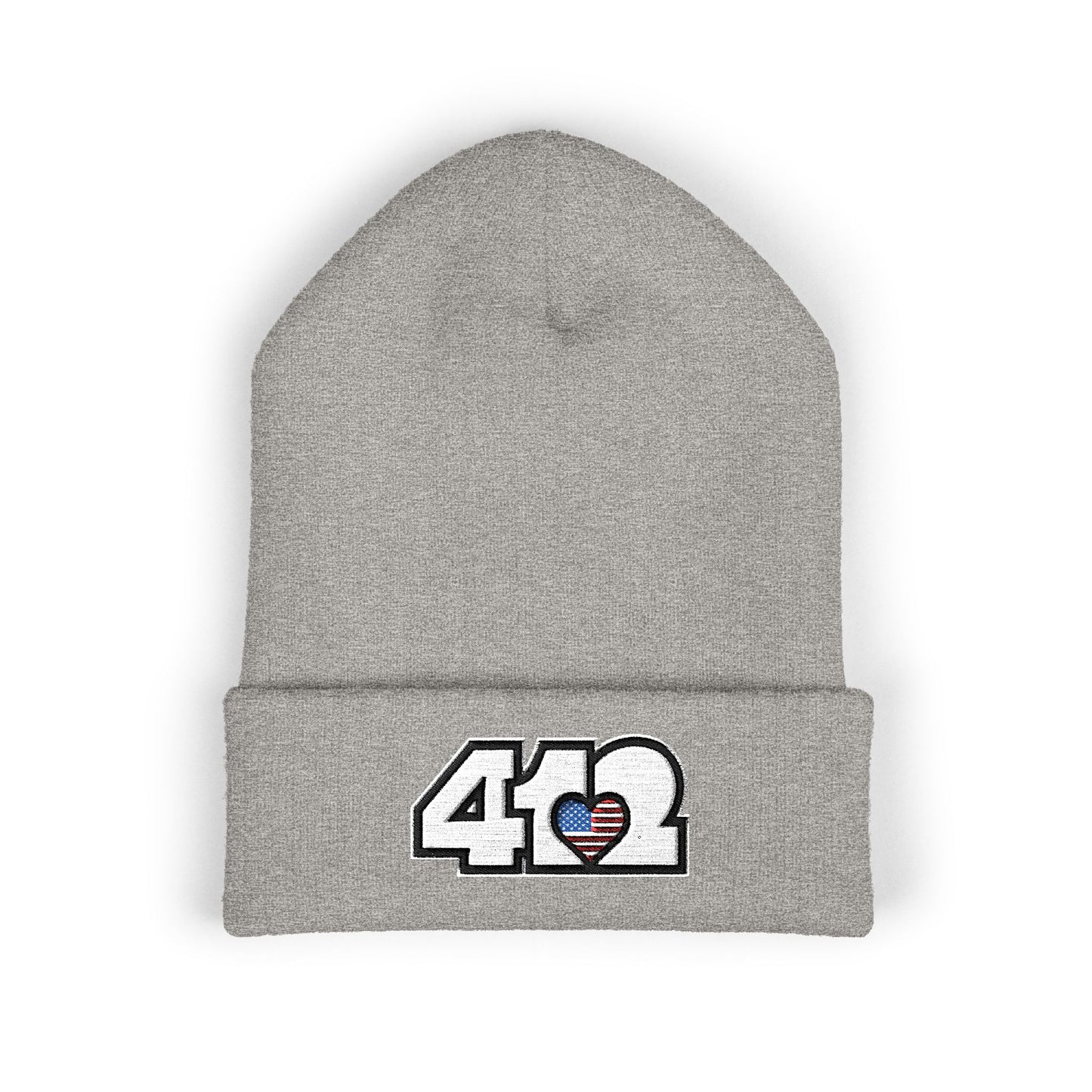 Stars & Stripes Embroidered Beanie Hat