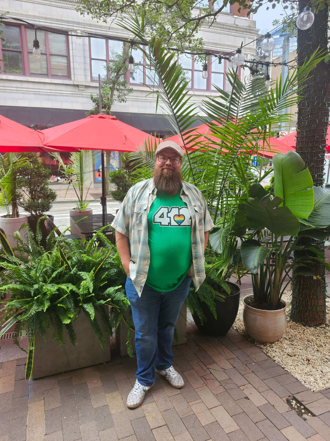 Thank You for Being Part of Our Journey — With Love from 4OneLove2 featuring a smiling man in front of plants.