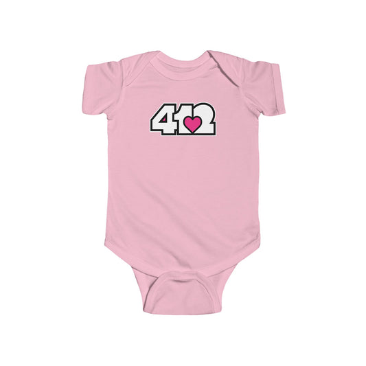 Pink Heart Infant Bodysuit