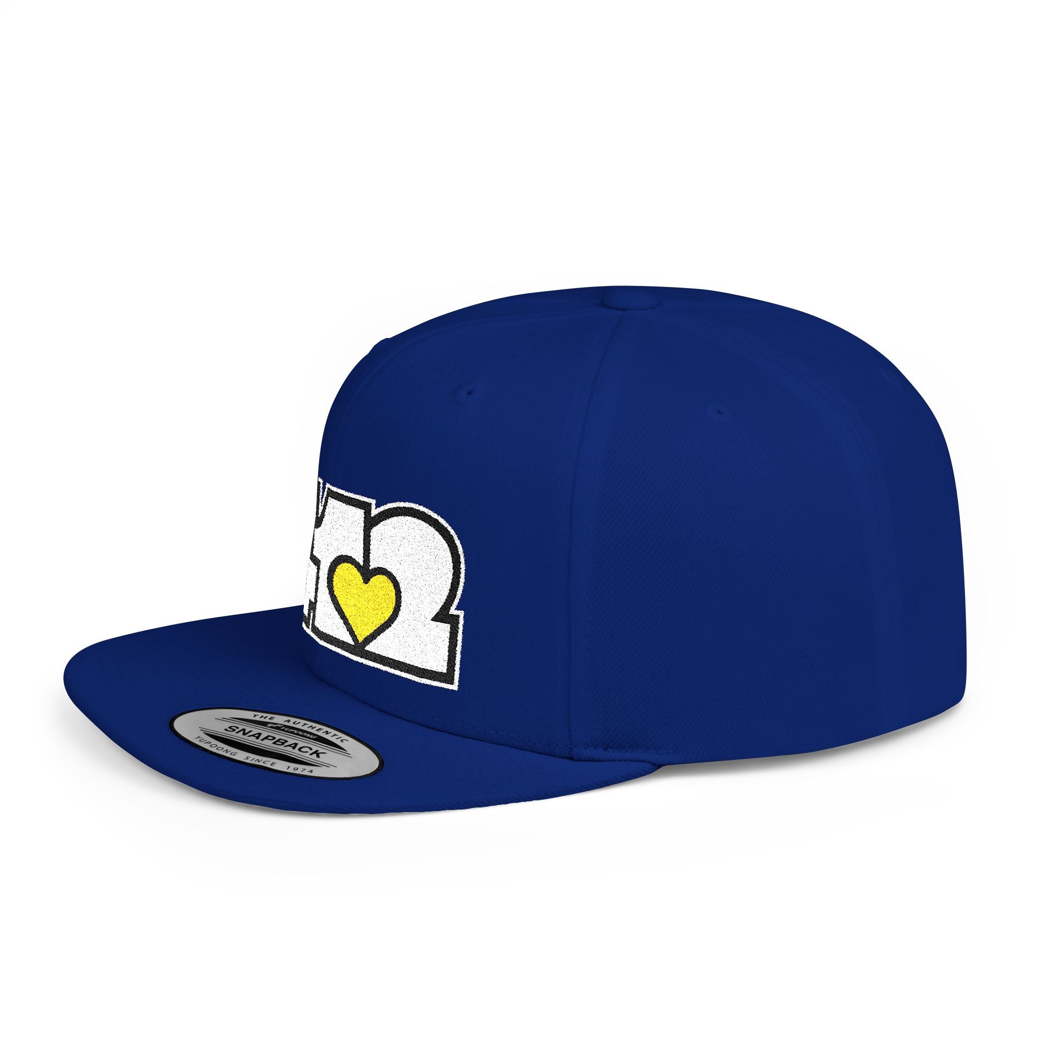Pittsburgh 412 White & Yellow Embroidered Flat Bill Snapback Hat