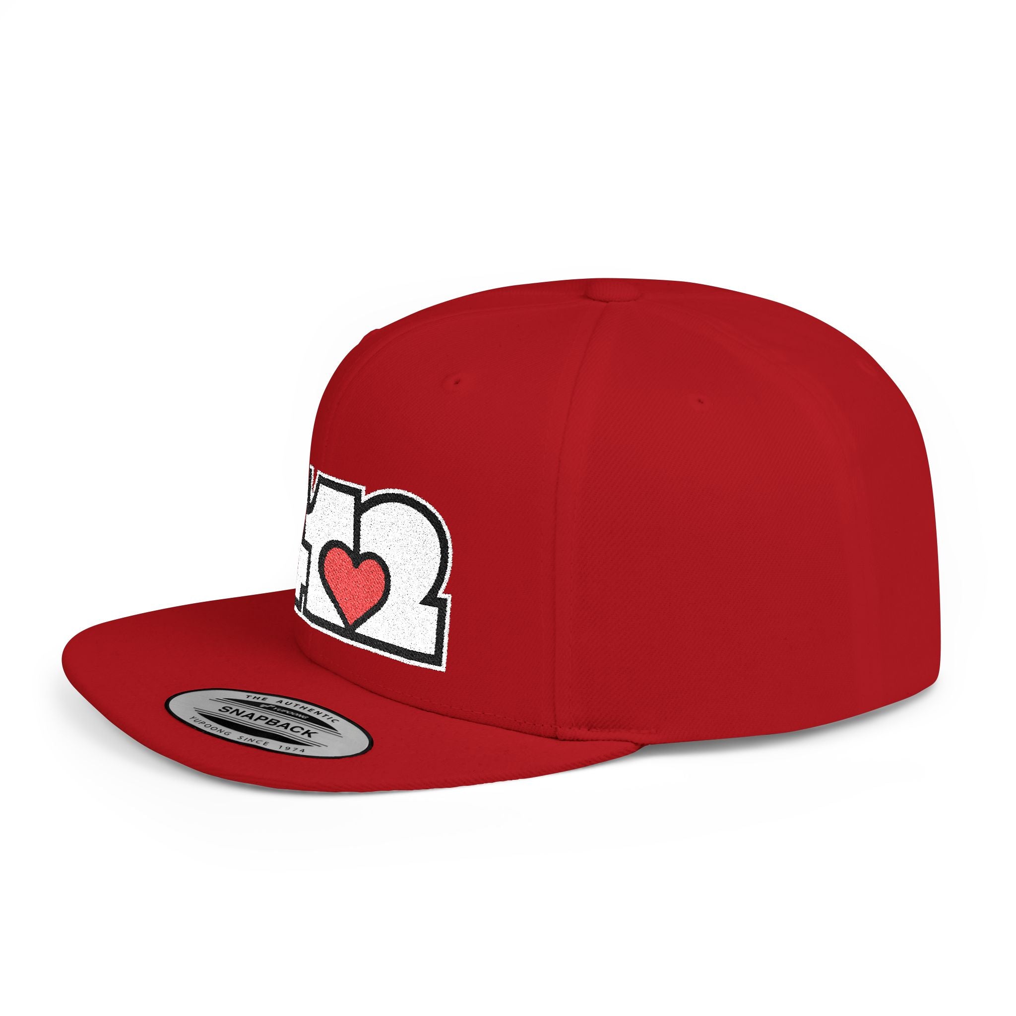 Pittsburgh 412 White & Red Embroidered Flat Bill Snapback Hat
