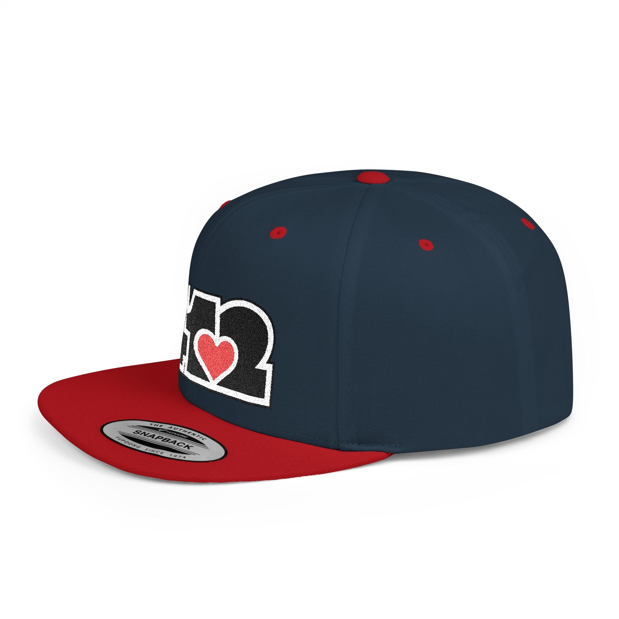 Pittsburgh 412 Black & Red Embroidered Flat Bill Snapback Hat