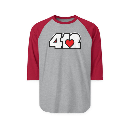Red Heart Three-Quarter Sleeve Shirt