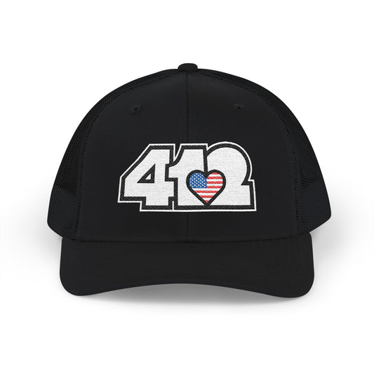 Stars & Stripes Embroidered Snapback Cap