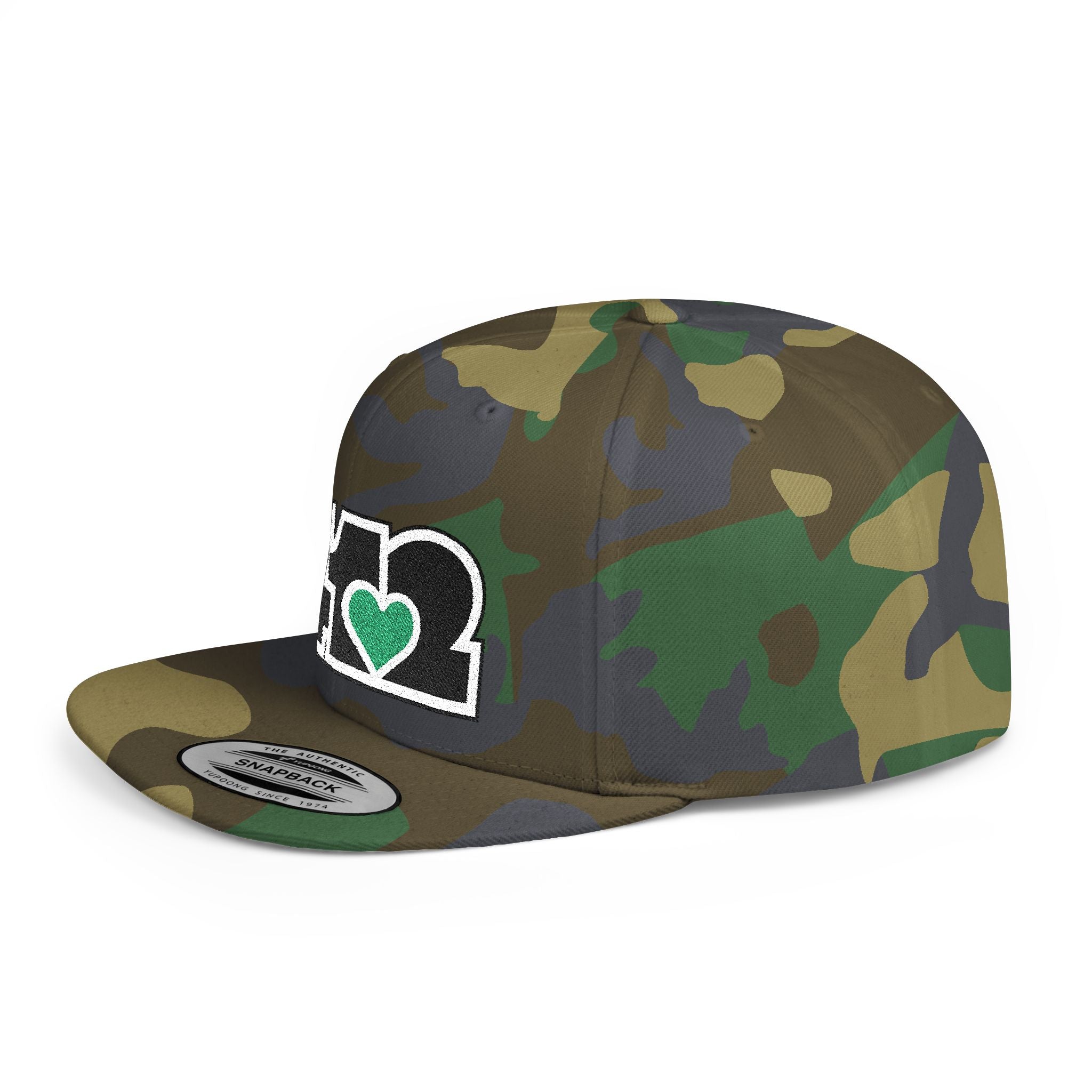 Pittsburgh 412 Black & Green Embroidered Flat Bill Snapback Hat
