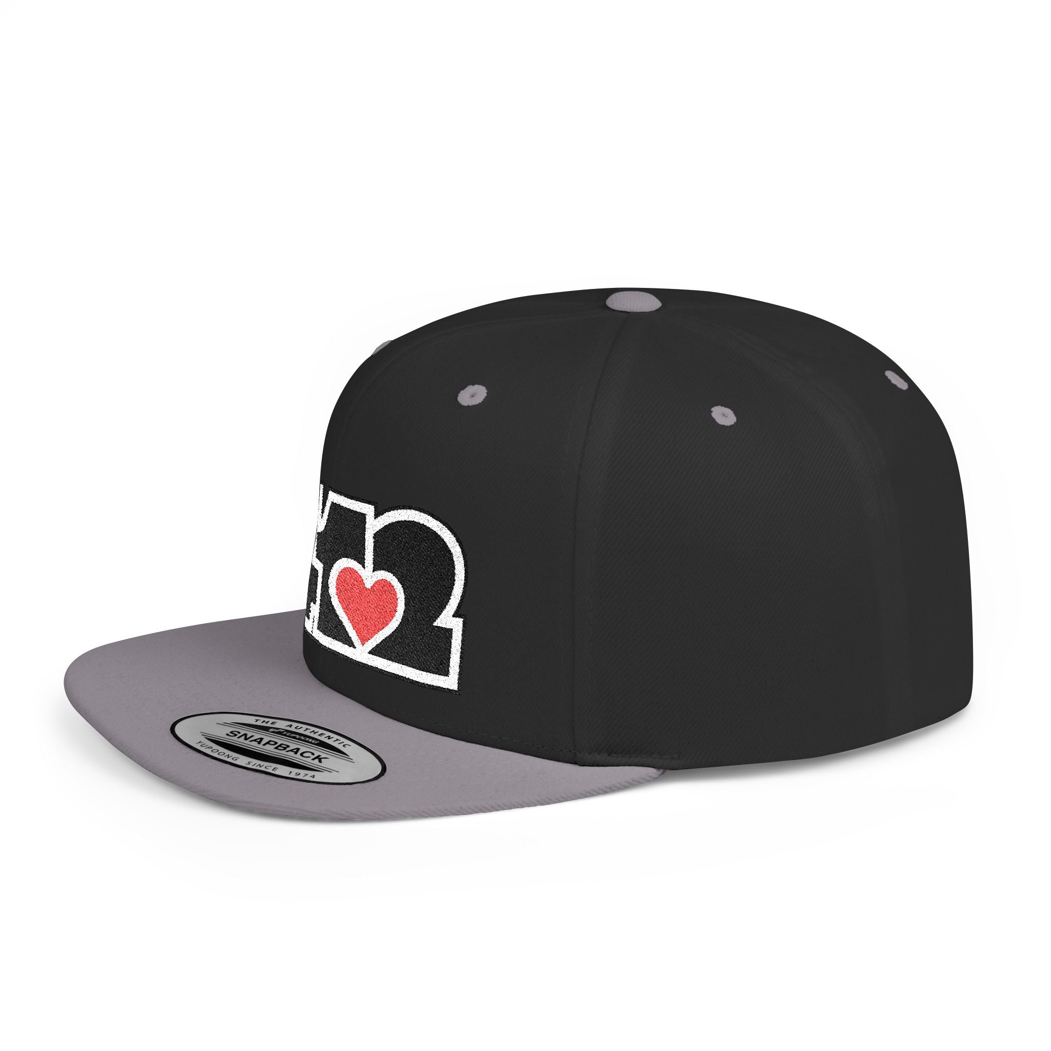 Pittsburgh 412 Black & Red Embroidered Flat Bill Snapback Hat