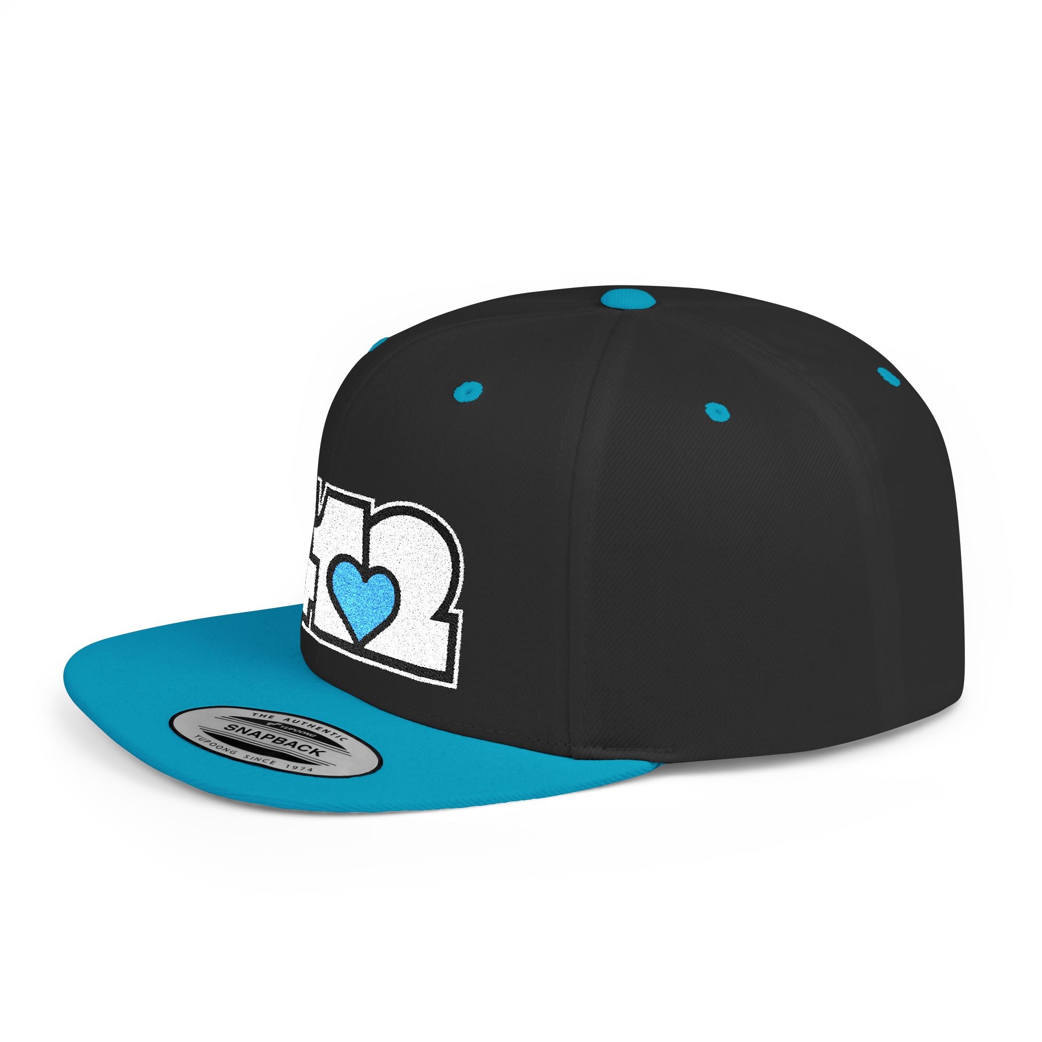 Pittsburgh 412 White & Blue Embroidered Flat Bill Snapback Hat