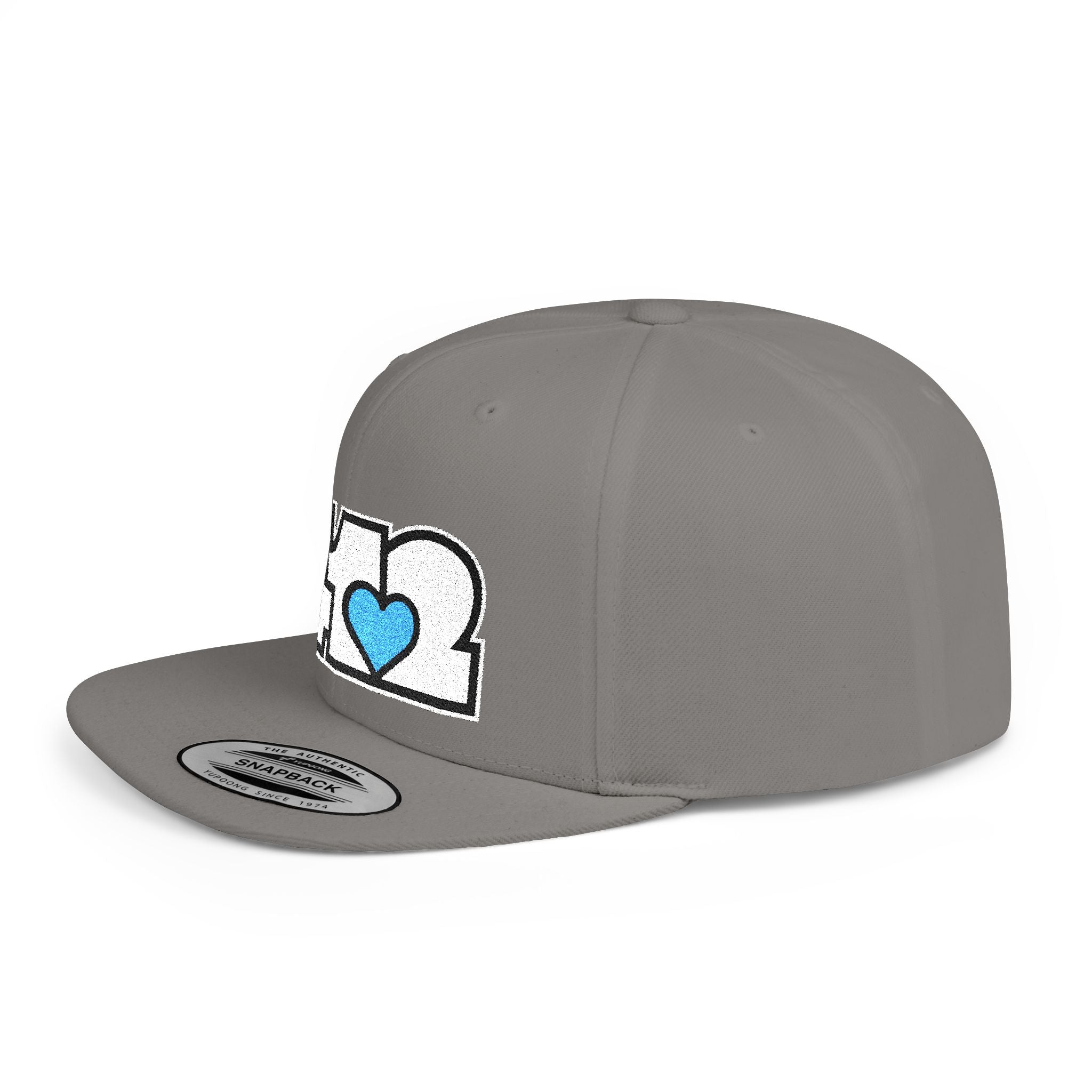 Pittsburgh 412 White & Blue Embroidered Flat Bill Snapback Hat