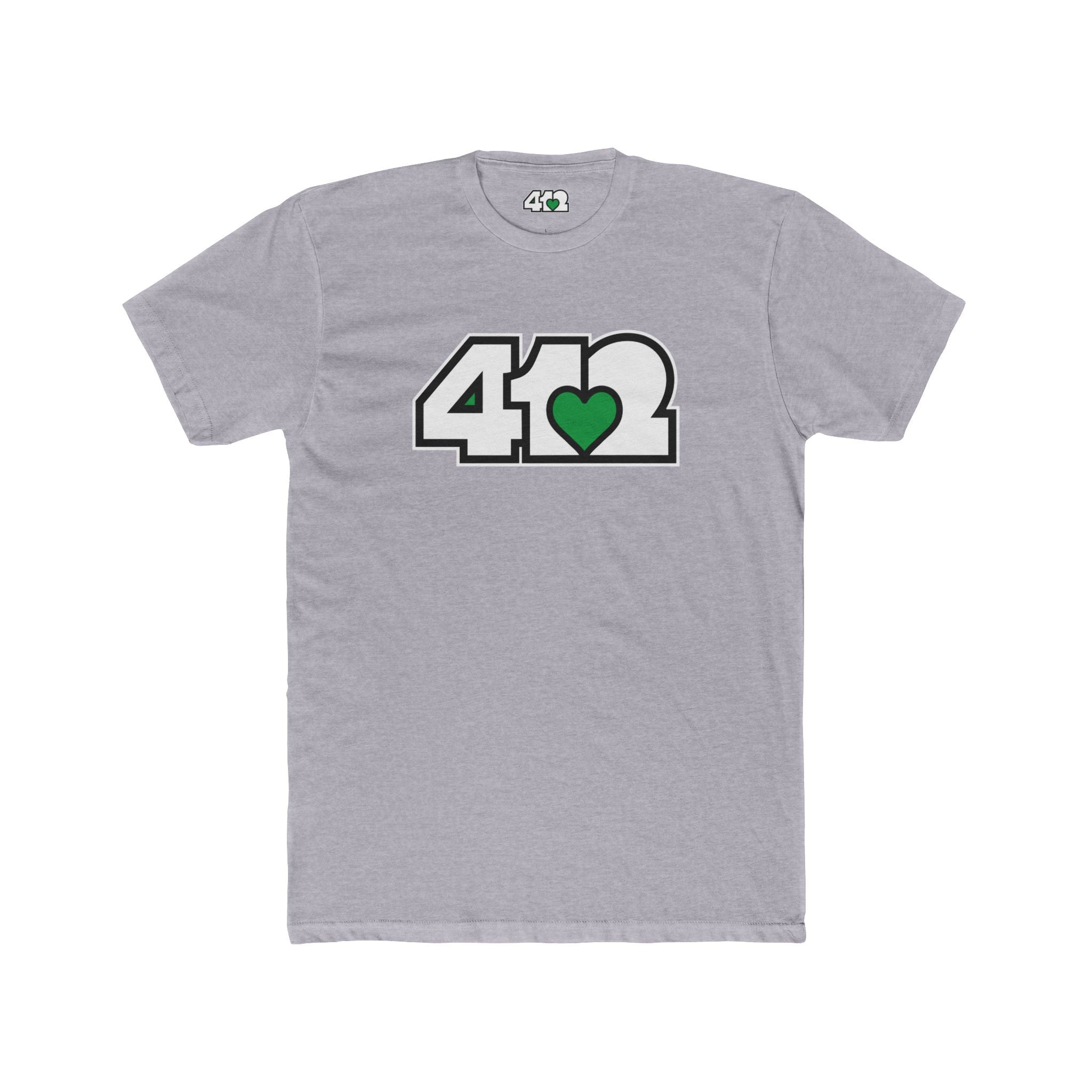 Pittsburgh Signature White Green 412 Unisex T-Shirt