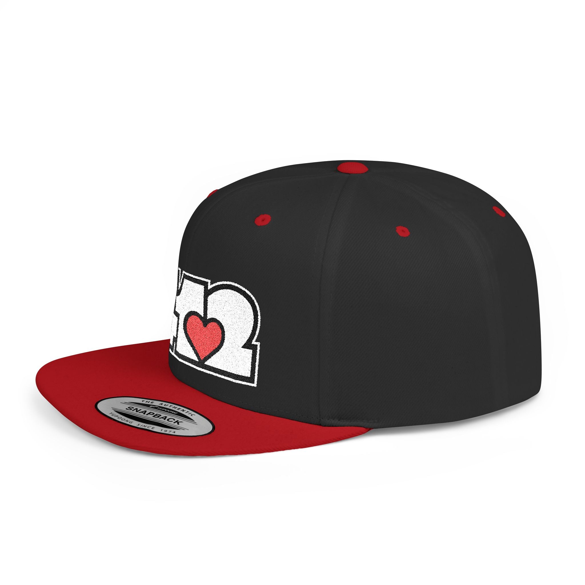 Pittsburgh 412 White & Red Embroidered Flat Bill Snapback Hat