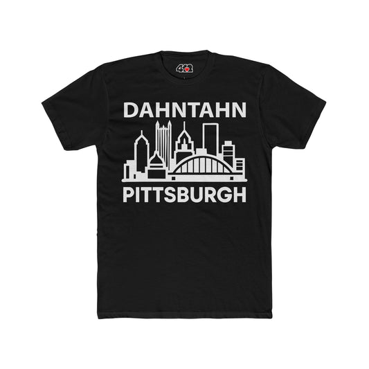 Dahntahn Pittsburgh Adult Tee -  White Logo