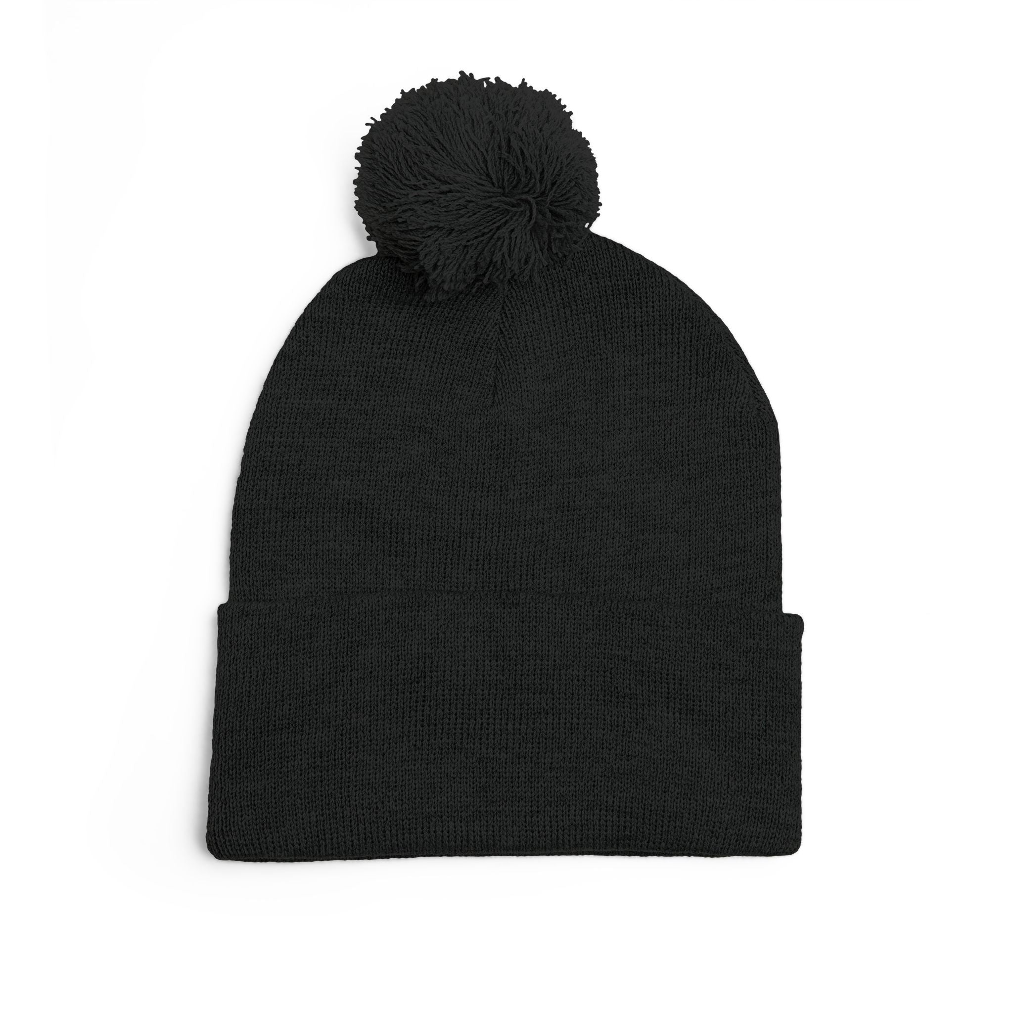 Pittsburgh 412 White Green Heart Embroidered Pom Beanie
