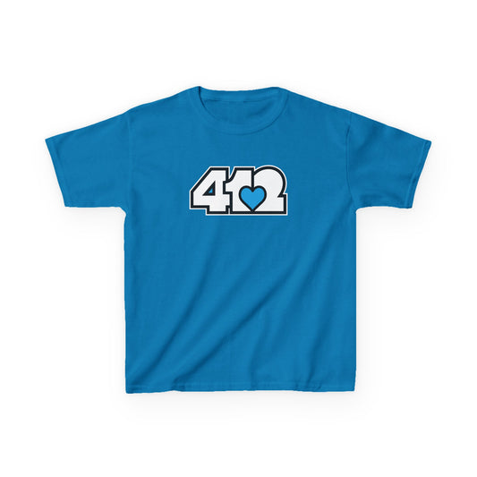 Blue Heart Kids Cotton Tee